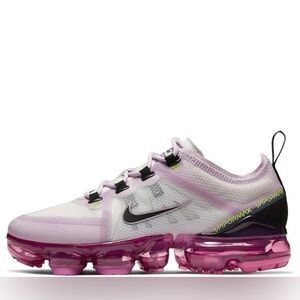 Nike Women's Pink and Black VaporMax Sneakers